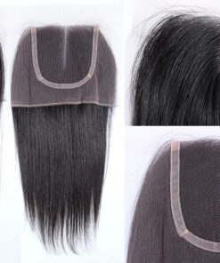 Virgin Hair Lace Closure Natural Straight